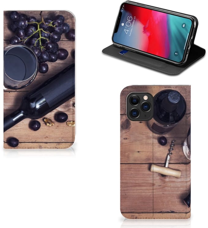 Apple iPhone 11 Pro Flip Style Cover Wijn