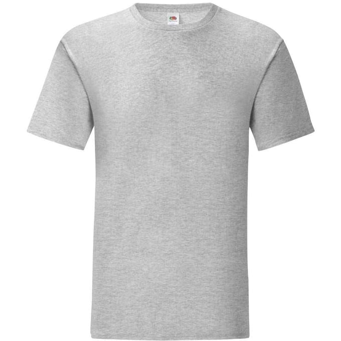 Fruit Of The Loom Heren Iconisch T-shirt (Atletische Heide)
