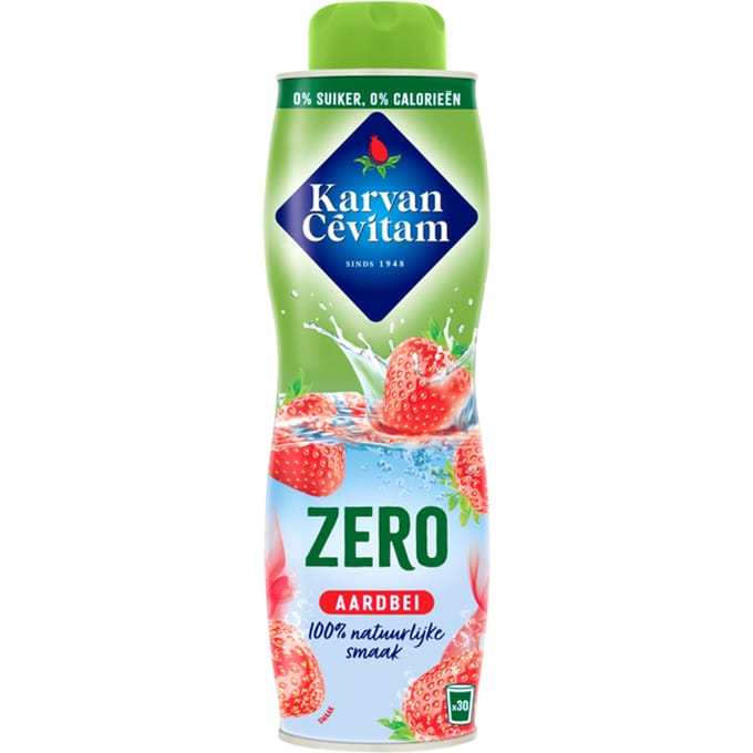 Sirup Karvan Cevitam Erdbeere 0% Zucker 600ml