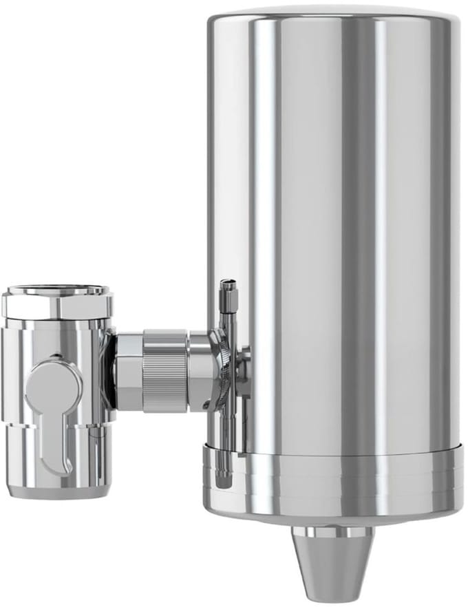 Aura® Waterfilter kraan - Waterfilter - Zilver - 16cm x 9cm x 21cm