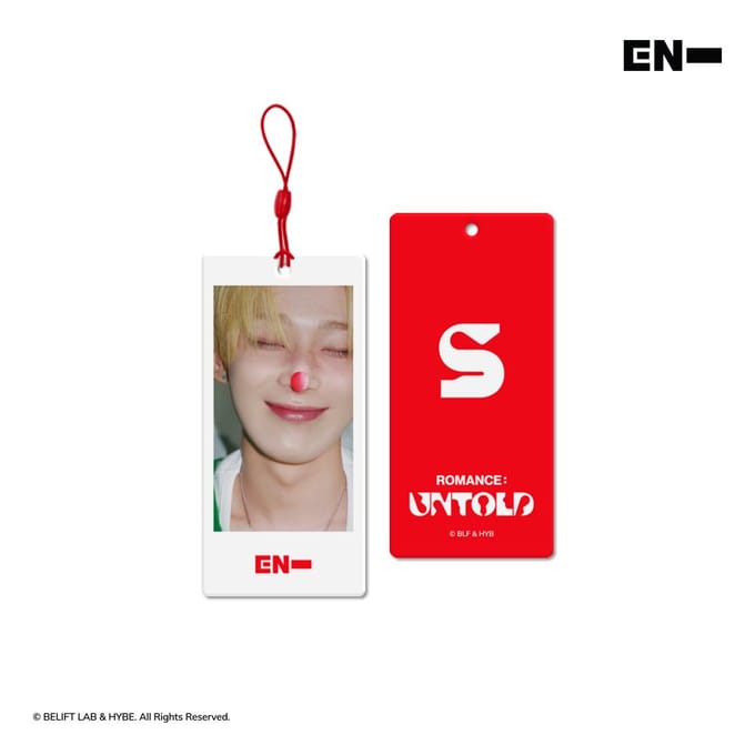 Marque-page lenticulaire 3D ENHYPEN (ROMANCE INÉDITE) red