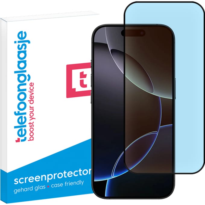 iPhone 16 Pro Max Anti Blue Light screenprotector gehard glas Edge to Edge