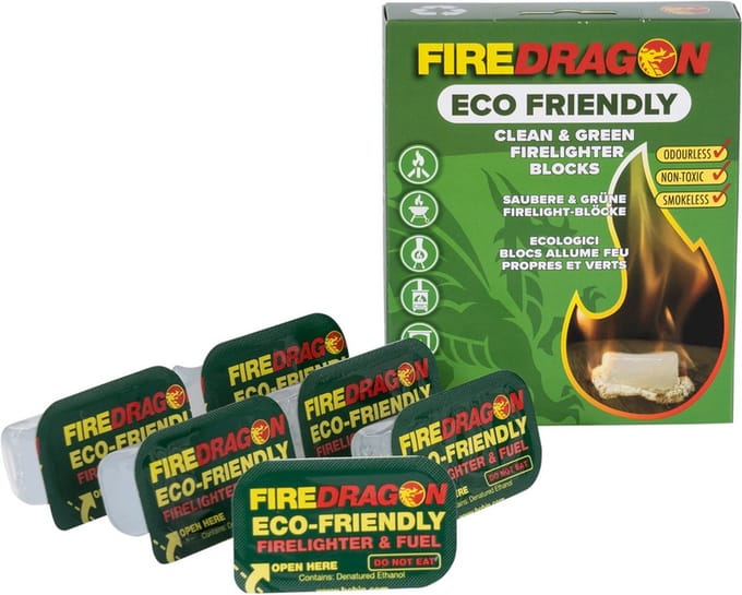 Fire Dragon - Brandstof - Solid fuel - Waterproof - 6 Stuks