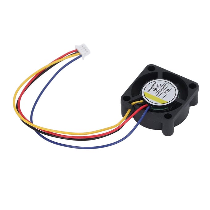 Dubbele Bal Hotend Koelventilator voor X1C Modellen 3D Printer Lagers Keel Accessoires 2510 DC5V 0.13A black