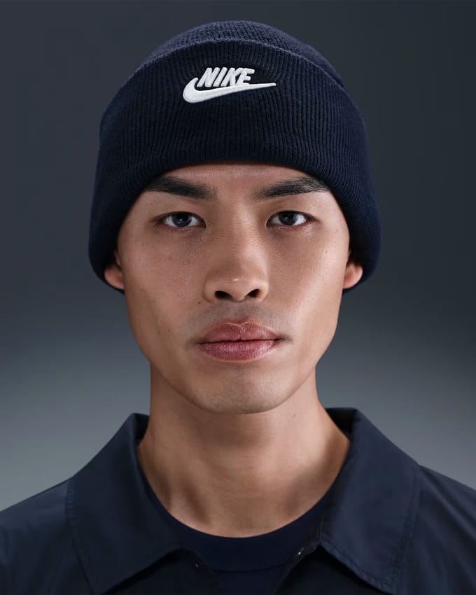 Nike Peak Futura - Muts - Maat One size - Obsidian/Wit / Blauw Wit - Outdoor - Lifestyle - Unisex Muts