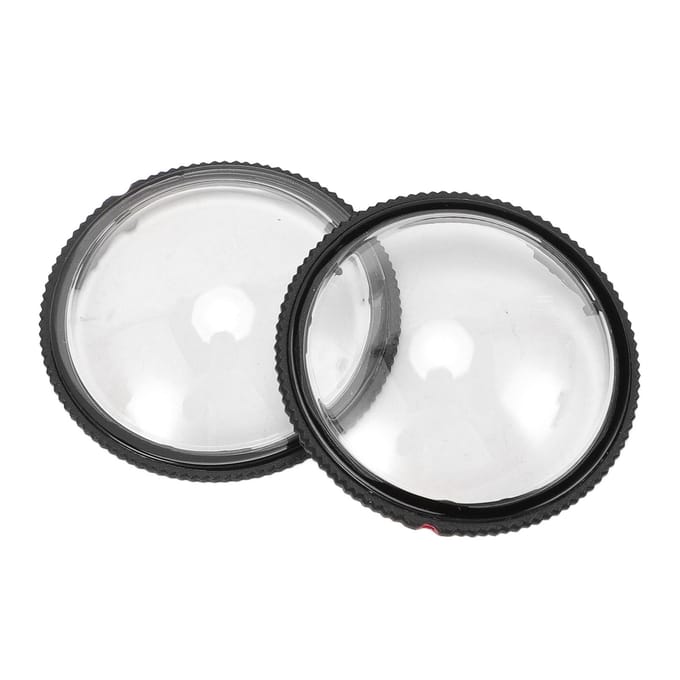 Lot de 2 protège-objectifs pour étui de protection d'objectif X4, accessoires de caméra d'action, housse de protection d'objectif white