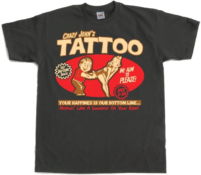 Hybris Crazy John's Tattoo T-shirt SH-1-11071-LFH3-6