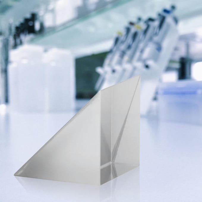 Driehoekig Prisma K9 Optisch Glas Driehoekig Prisma voor Leermiddel Cadeau 15x15x15mm