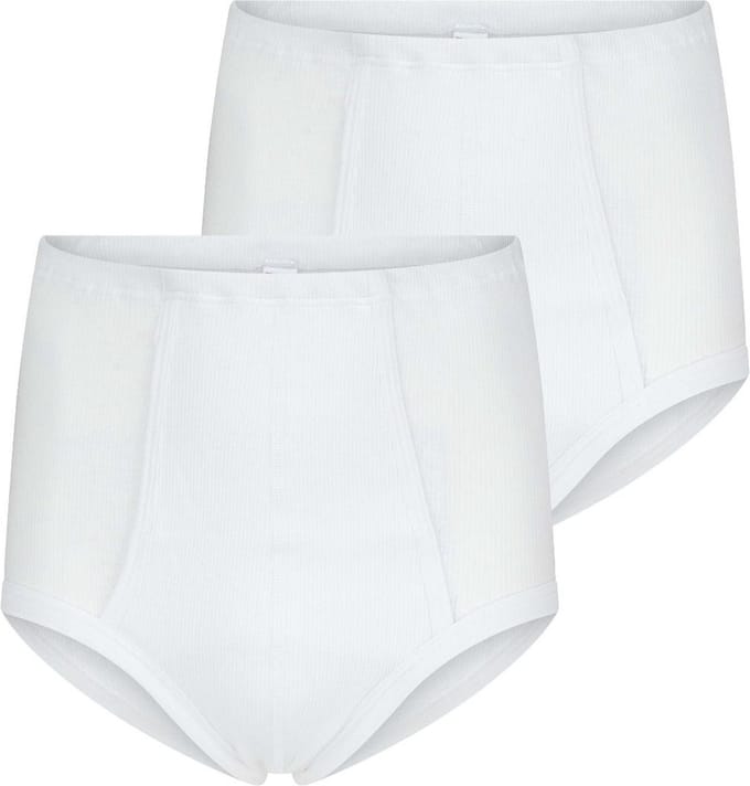 Startex / 2-pak taille heren slip rib - XXL - Wit