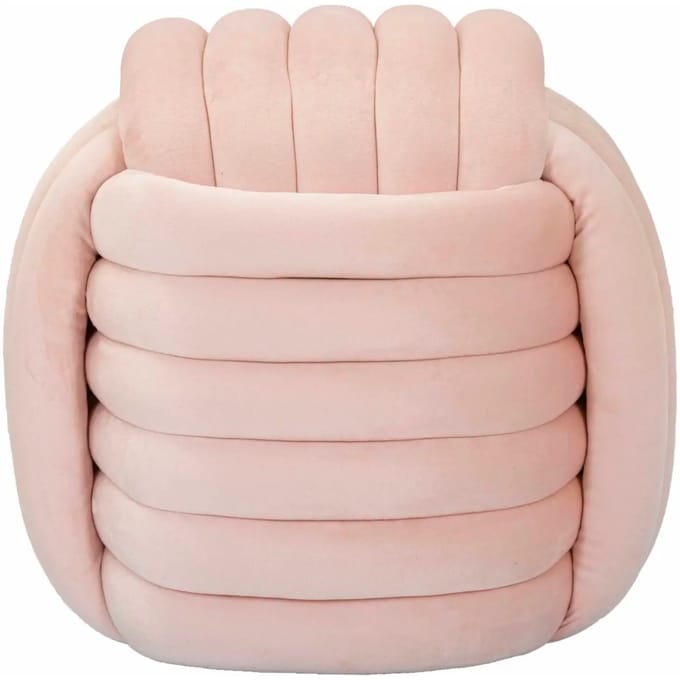 Kruk Softy Pink 45×45×45 cm