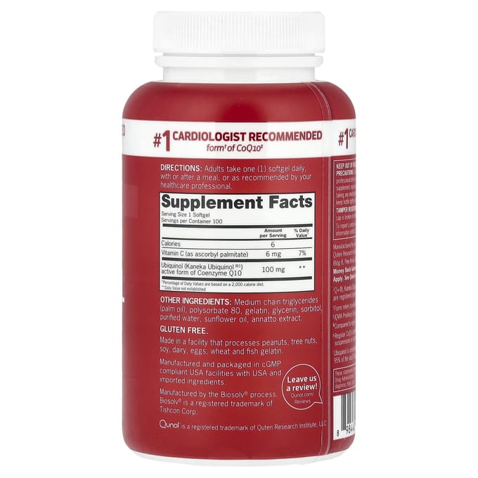 Mega Coq10 Ubiquinol, 100 Softgels