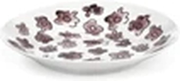 Serax Marni Midnight Flowers Dark Viola schaal D10cm H1.7cm roze