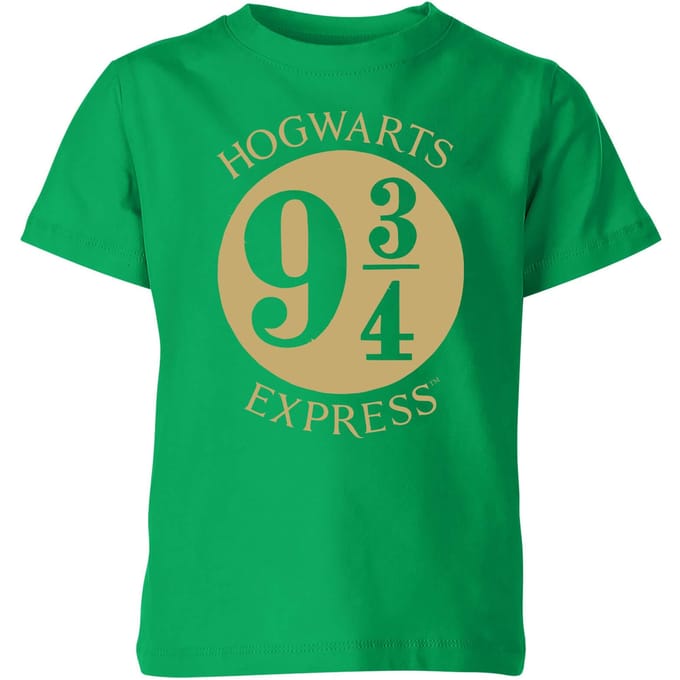 Harry Potter Platform Kids' T-Shirt - Green - 98/104 (3-4 jaar)