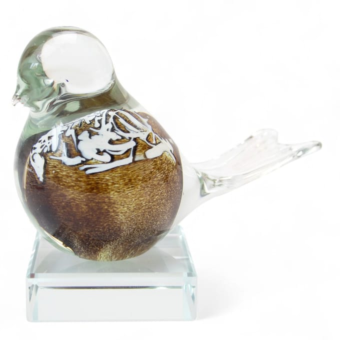 Loranto - Mini Urn Glasvogel - Vogeltje urn - Kleine Urn - Luxe urn