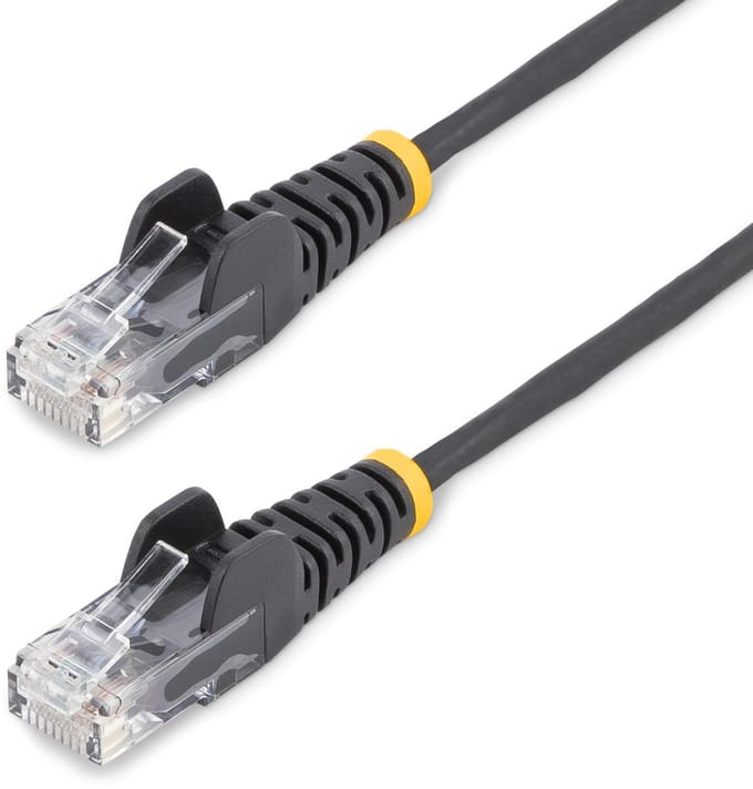 StarTech.com 7m Black Slim CAT6 Ethernet Cable Snagless 28AWG LSZH - patch cable - 7 m - black - Zwart - 7m