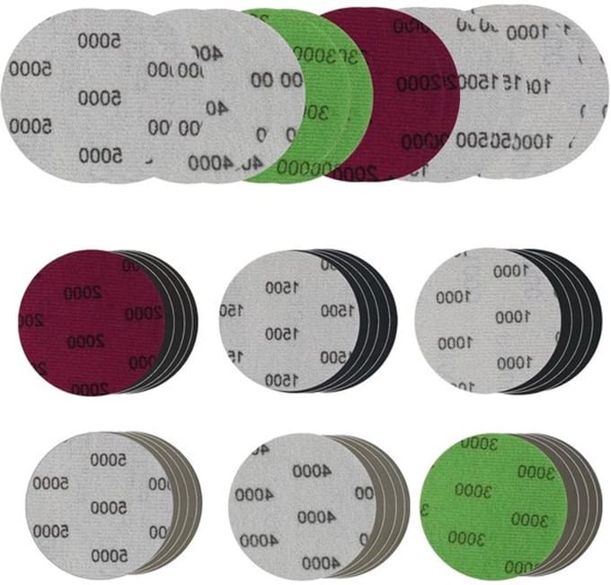 Allecto - Schuurdisc - 75 mm - Set van 30 - Zelfklevend - Voor