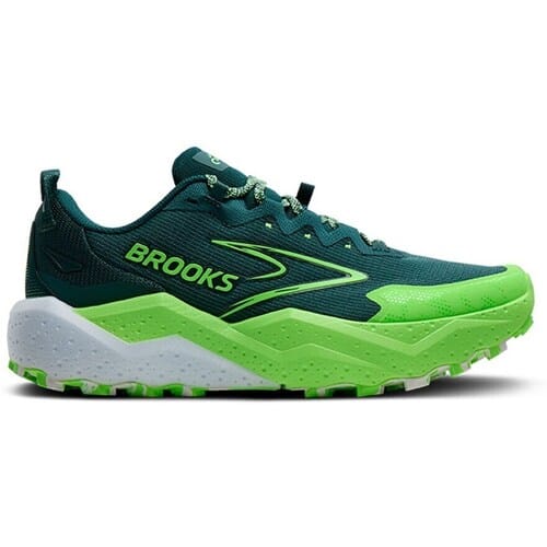 Brooks Caldera 8, Mannen, Groen, Hardloopschoenen, maat: 42