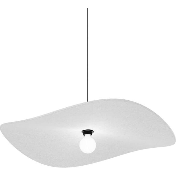 Wever & Ducré Lighting WEVER & DUCRÉ hanglamp Wave Soft 3.0, vilt, marmergrijs, 100 cm