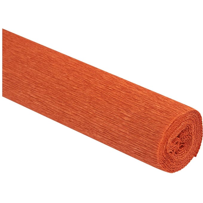 Bloemist crêpepapier, kleurecht - Terracotta