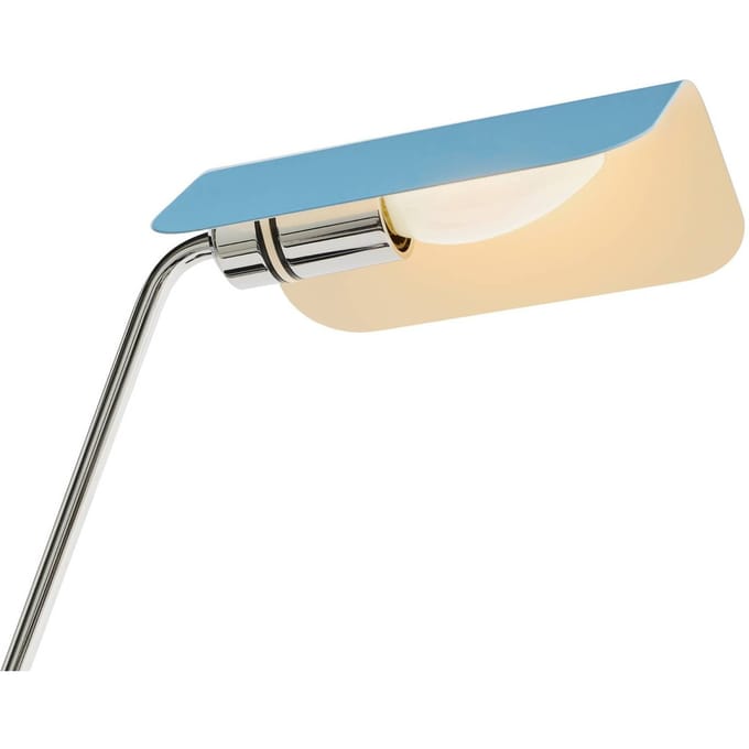 HAY bureaulamp Apex, pastelblauw, 38 cm, E14, staal