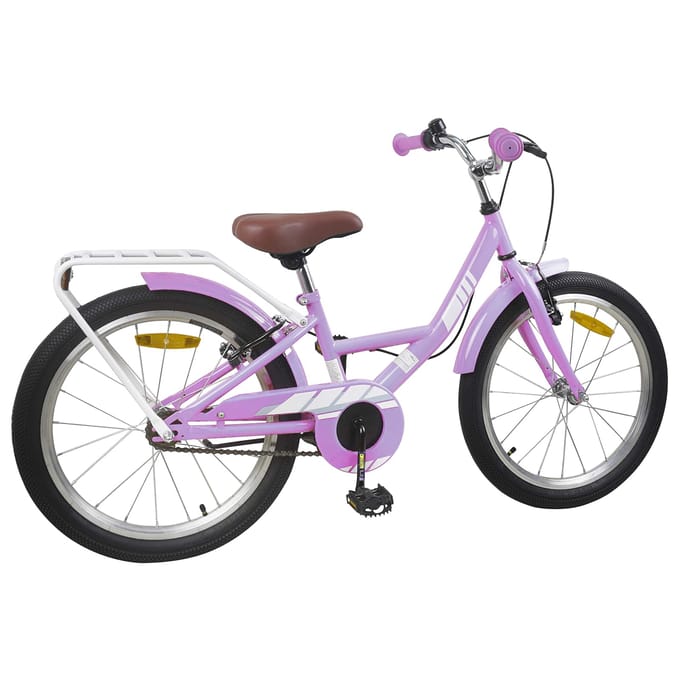 vidaXL - Kinderfiets - 18 - Inch - voor - 5-7 - jaar - oud - Paars