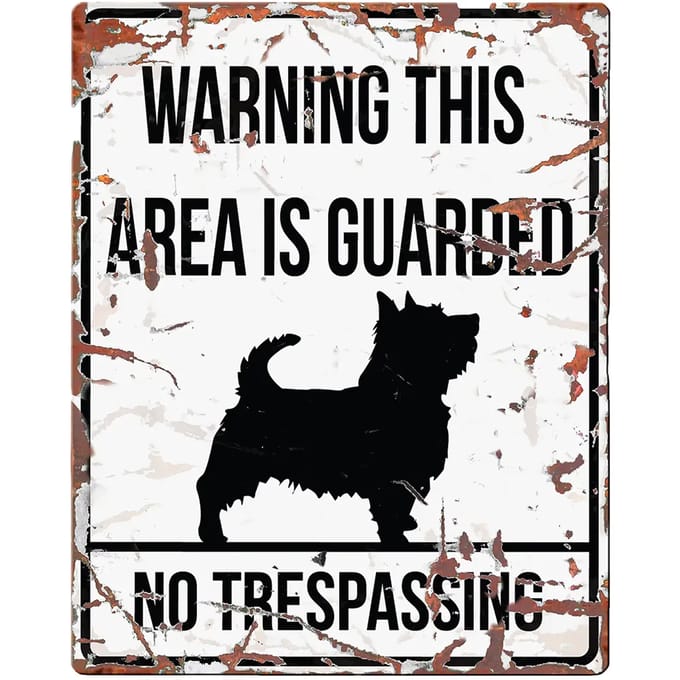 Verkeersbord D&D Home Square terrier gb