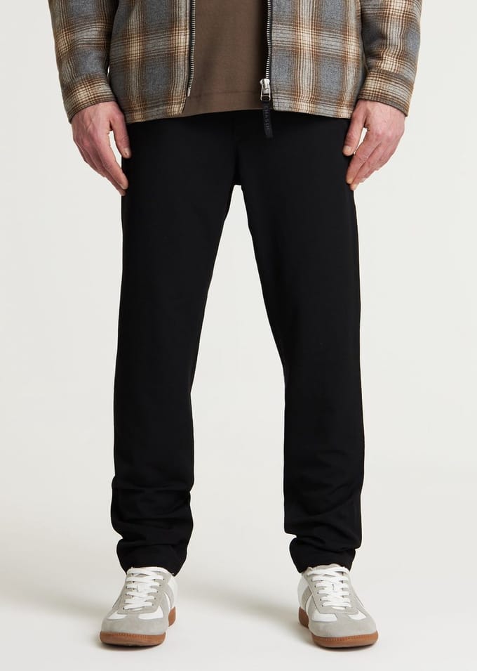 CHASIN' Heren Chino - Stone Dual - Zwart