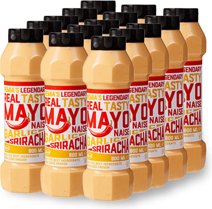Remia - Legendary Real Tasty Mayonaise Garlic Sriracha - 15x 800ml
