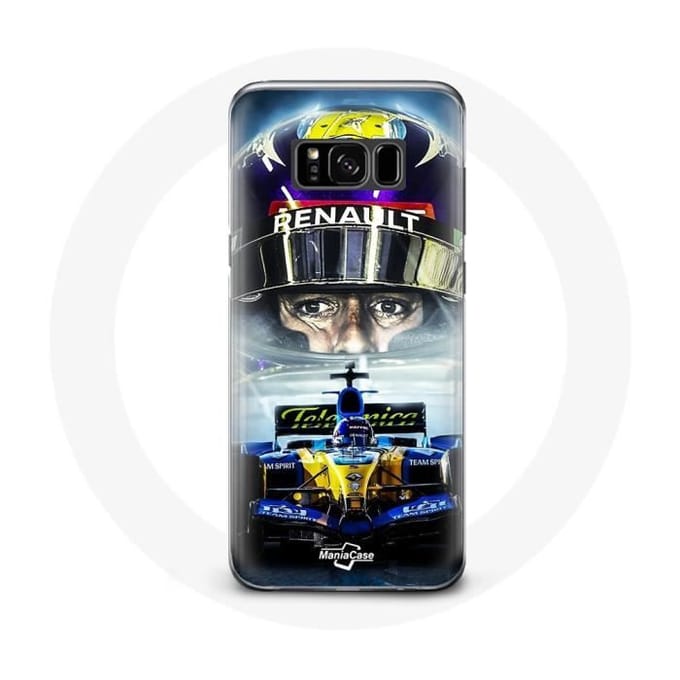 Case voor Samsung Galaxy S8 plus Formule 1 Fernando Alonso Díaz Spaanse F1-coureur
