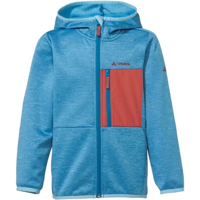Vaude Kikimora Fleece Met Kap Blauw 110-116 cm Kinderen