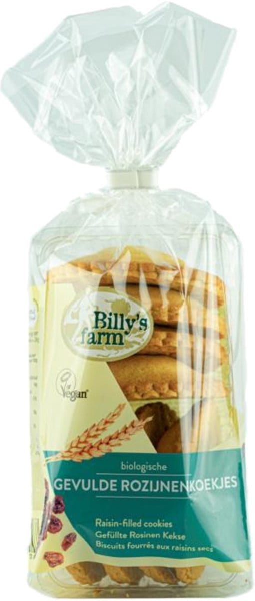 Billy's Farm Rozijnenkoekjes gevuld 200 gram