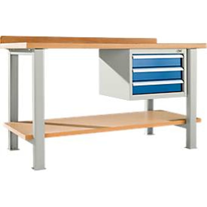 Legbord voor werkbanken, 2000 x 560 mm