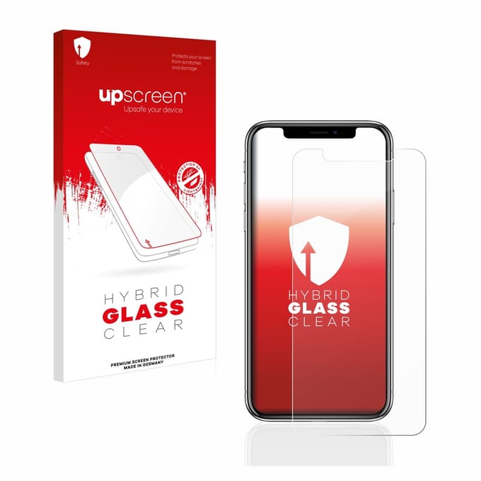 upscreen - Screenprotector voor Apple iPhone X / Xs / 11 Pro - Folie Beschermfolie Beschermglas transparant