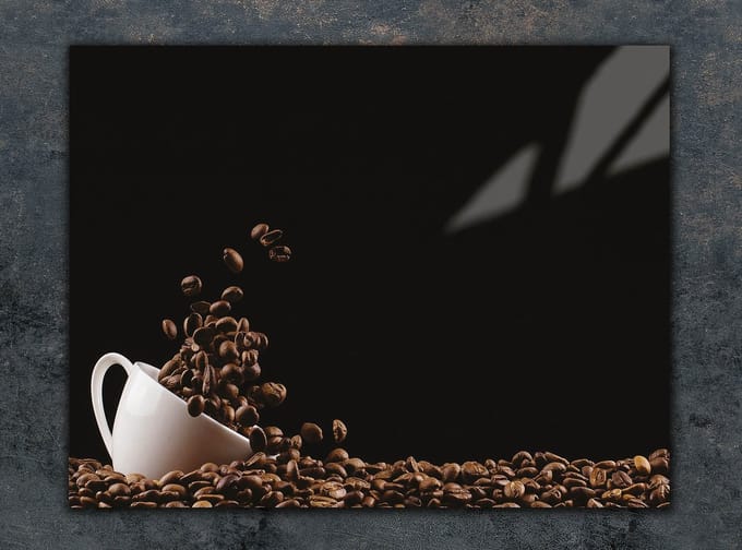 TMK ArtDeko - Snijplank - 30x22 cm - Glas - Bruin