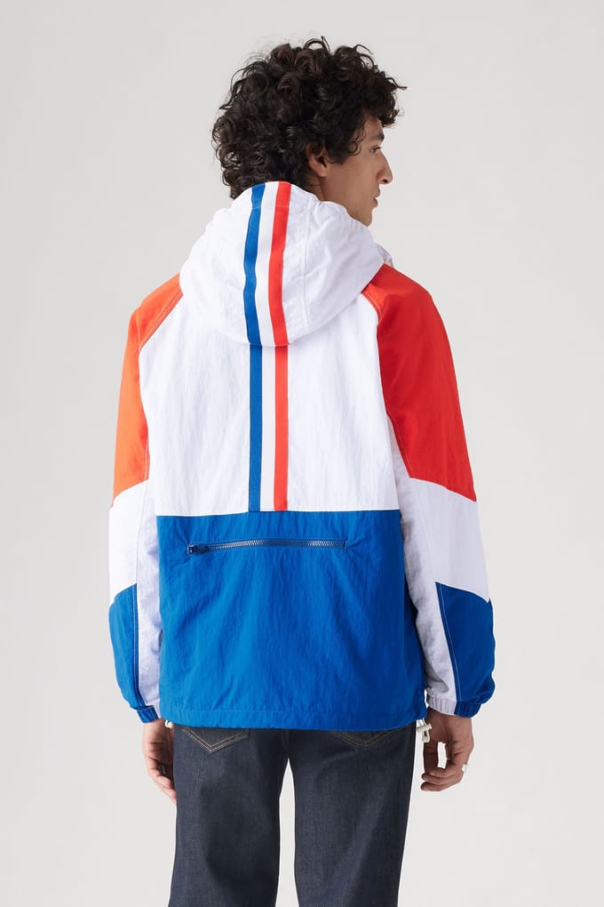 Levi's Original Hm Windbreaker White Taglia: L | Giacche leggere Outlet | Uomo | Bianco