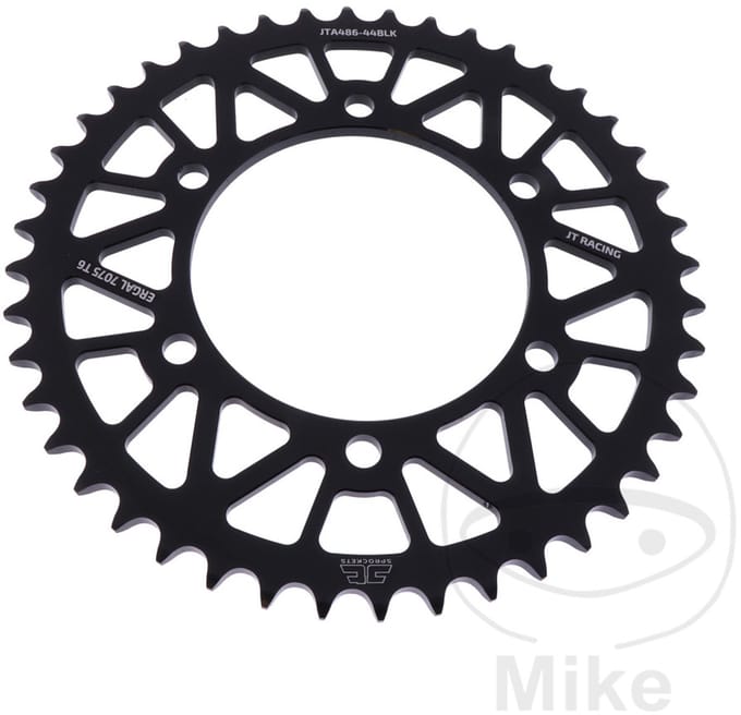 Couronne Alu 44 Dents PAS 520 Noir JT Diam�tre Int�rieur 110 Espacement Fixation 130