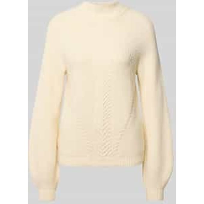 Regular fit gebreide pullover van viscosemix, model 'KATIA'