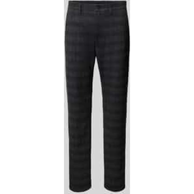 Slim fit broek met achterzakken