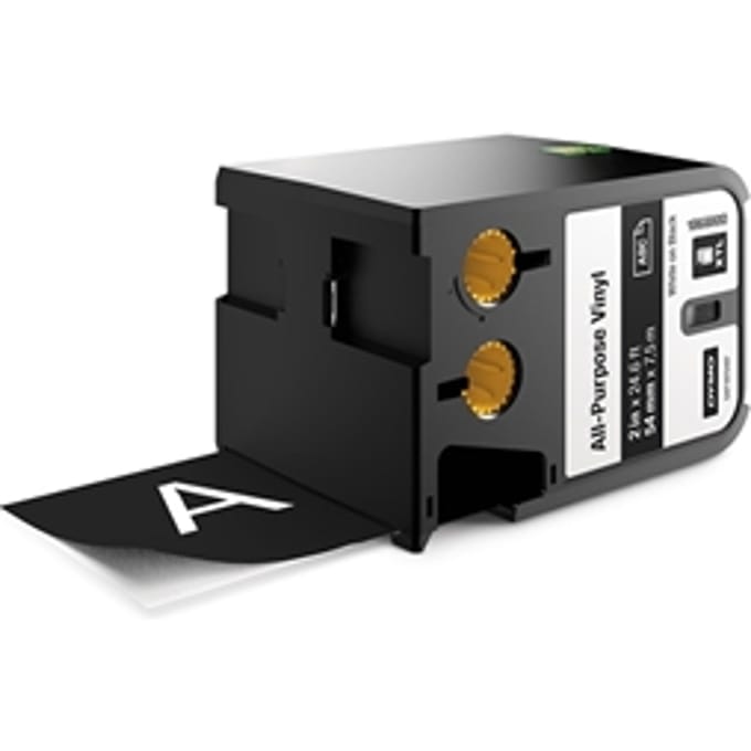 DYMO 1868800 XTL tape vinyl wit op zwart 54mm (origineel)