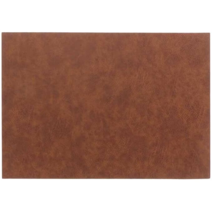 Unique Living | Placemat Ava | Rechthoekig | Polyester | Donkerbruin | 30x43cm