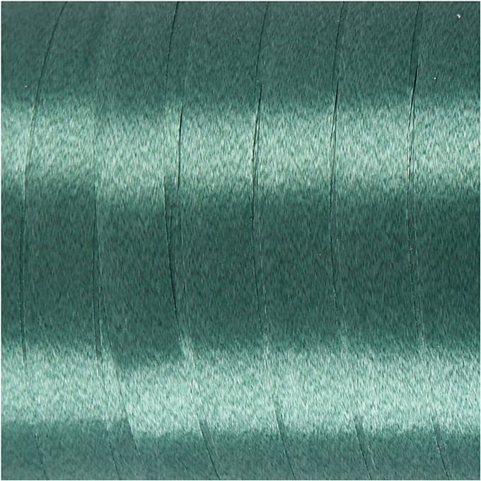 Cadeaulint, B: 10 mm, glossy, donkergroen, 250 m/ 1 rol