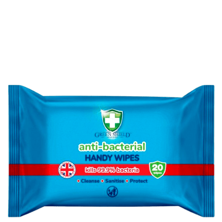 Green Shield antibacteriële reinigingsdoekjes - 20 stuks (Data item)