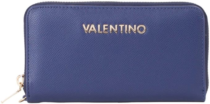 VALENTINO portemonnee Delia Re Zip Around Wallet Blu donkerblauw