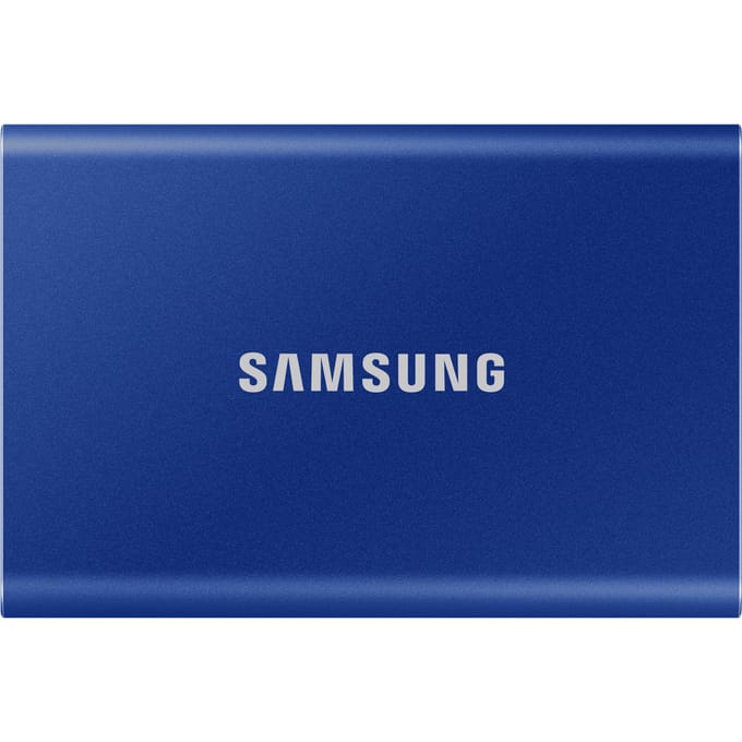 Samsung Portable T7 2 TB Externe SSD harde schijf USB-A 3.2 Gen 2 Blauw MU-PC2T0H/WW