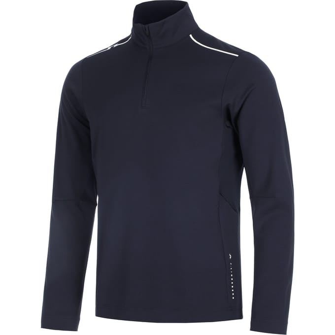 JLindeberg Leon Quarter Zip Longsleeve Heren-donkerblauw