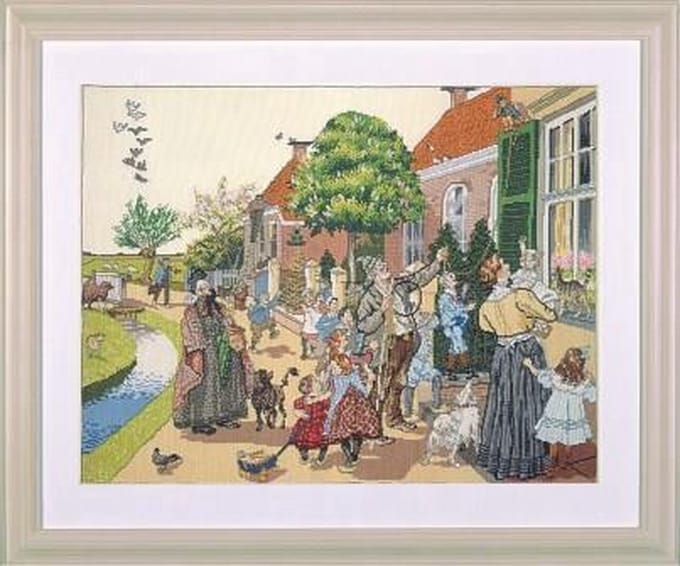 Aronelle-Nouvelle Borduurpakket Cornelis Jetses - Grote vertelselplaat - 12102
