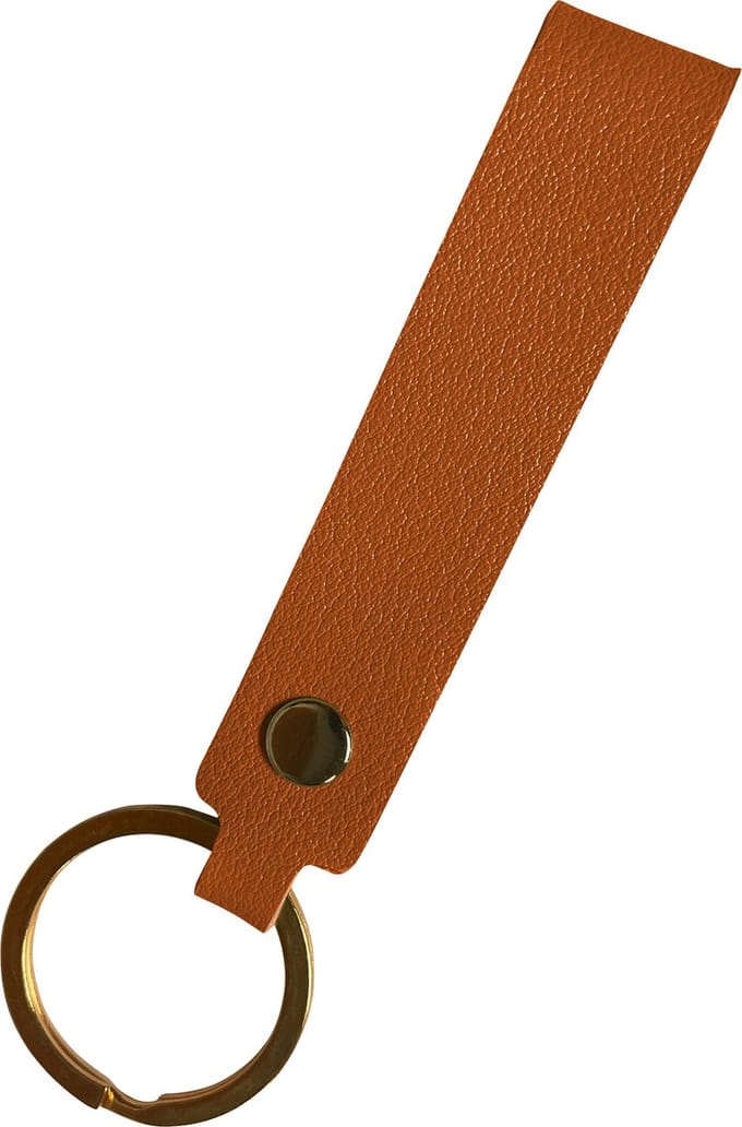 Sleutelhanger Leer - Leren Sleutelhanger Met Sleutelhanger Ring - Bruin