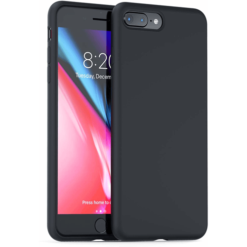 Shieldcase Silicone case iPhone 8 Plus / 7 Plus (zwart)