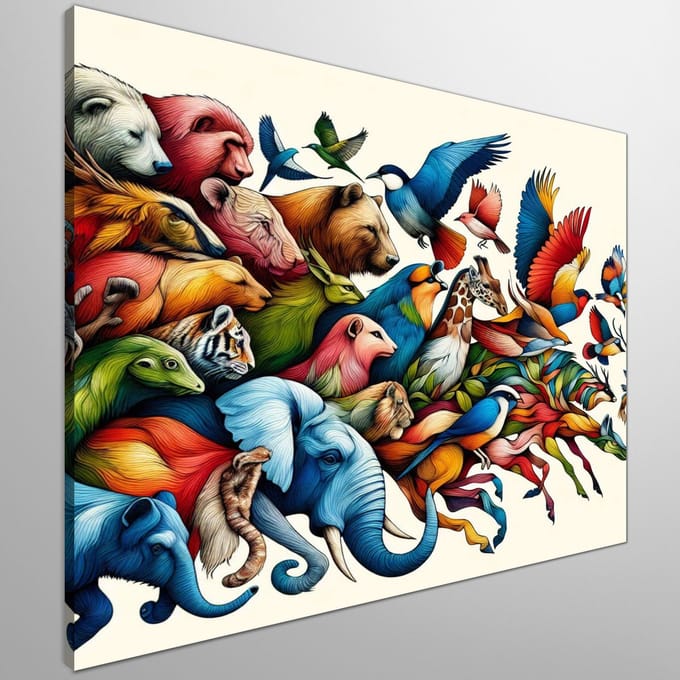Kunstprint | Wanddecoratie | Canvas | 40 × 40 cm