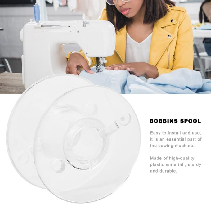 10 Stuks Universele Multifunctionele Plastic Naaimachine Lege Spoelen Naaimachine white